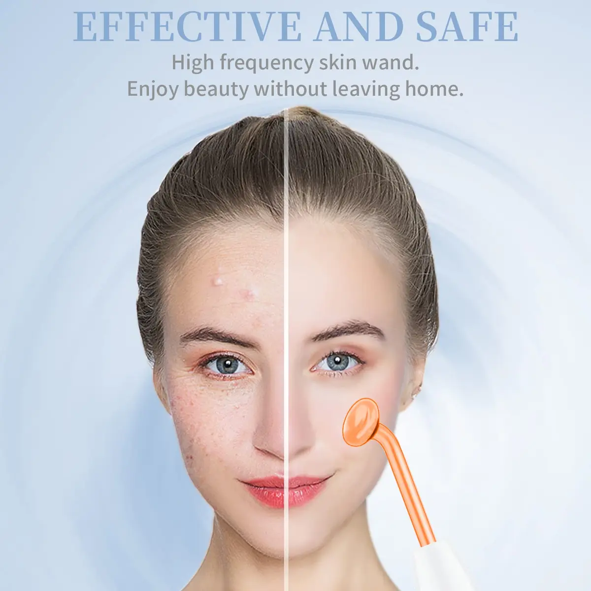 TUMAKOU High Frequency Facial Machine 14PCS | Portable Handheld Skin Therapy Device - view 7