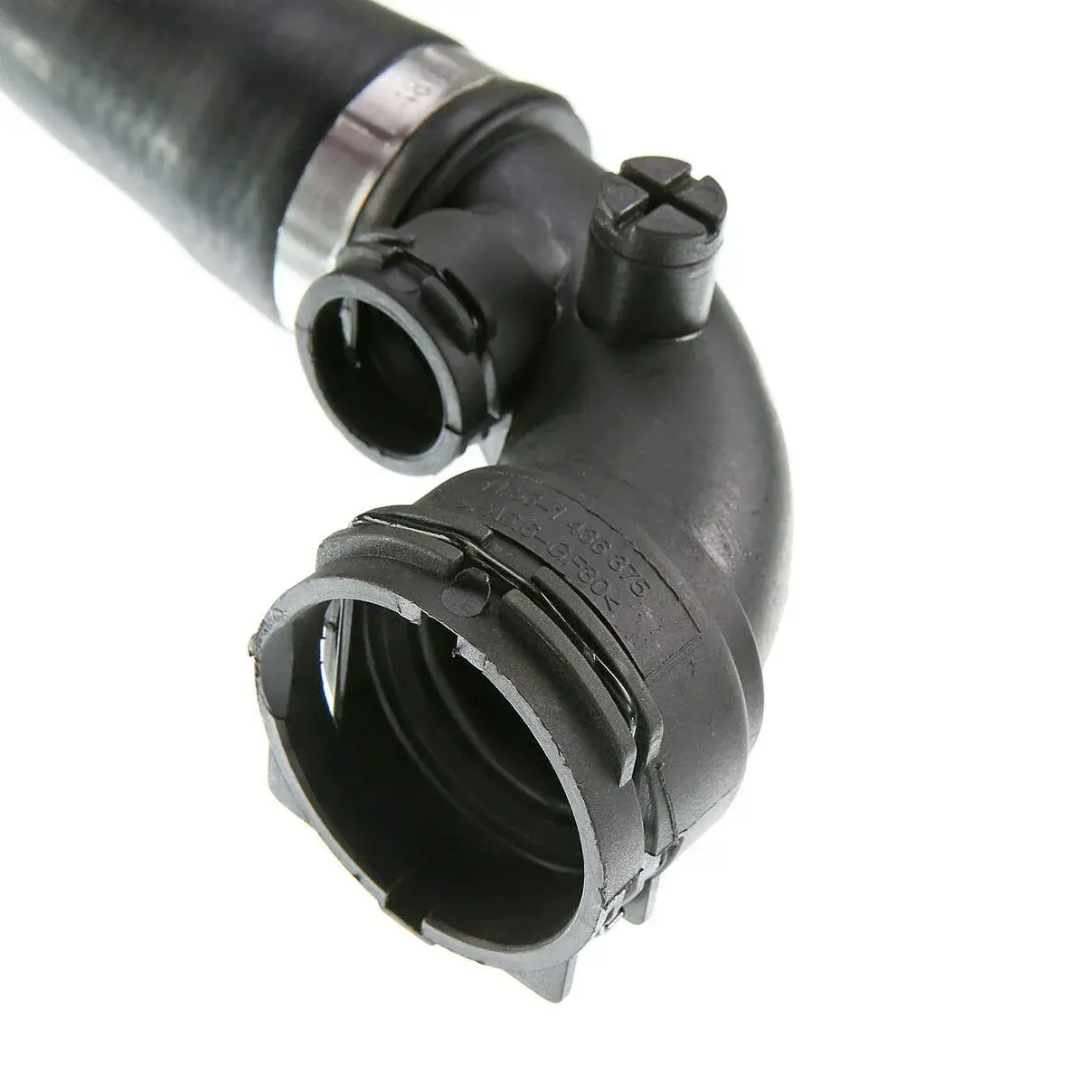 YHTAUTO Upper Radiator Coolant Hose Pipe for BMW X3 E83 2004-2006 2.5L/3.0L Petrol | 41.5cm (16.3in) Reinforced Rubber - view 6