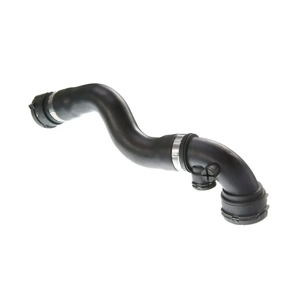YHTAUTO Upper Radiator Coolant Hose Pipe for BMW X3 E83 2004-2006 2.5L/3.0L Petrol | 41.5cm (16.3in) Reinforced Rubber - view 3