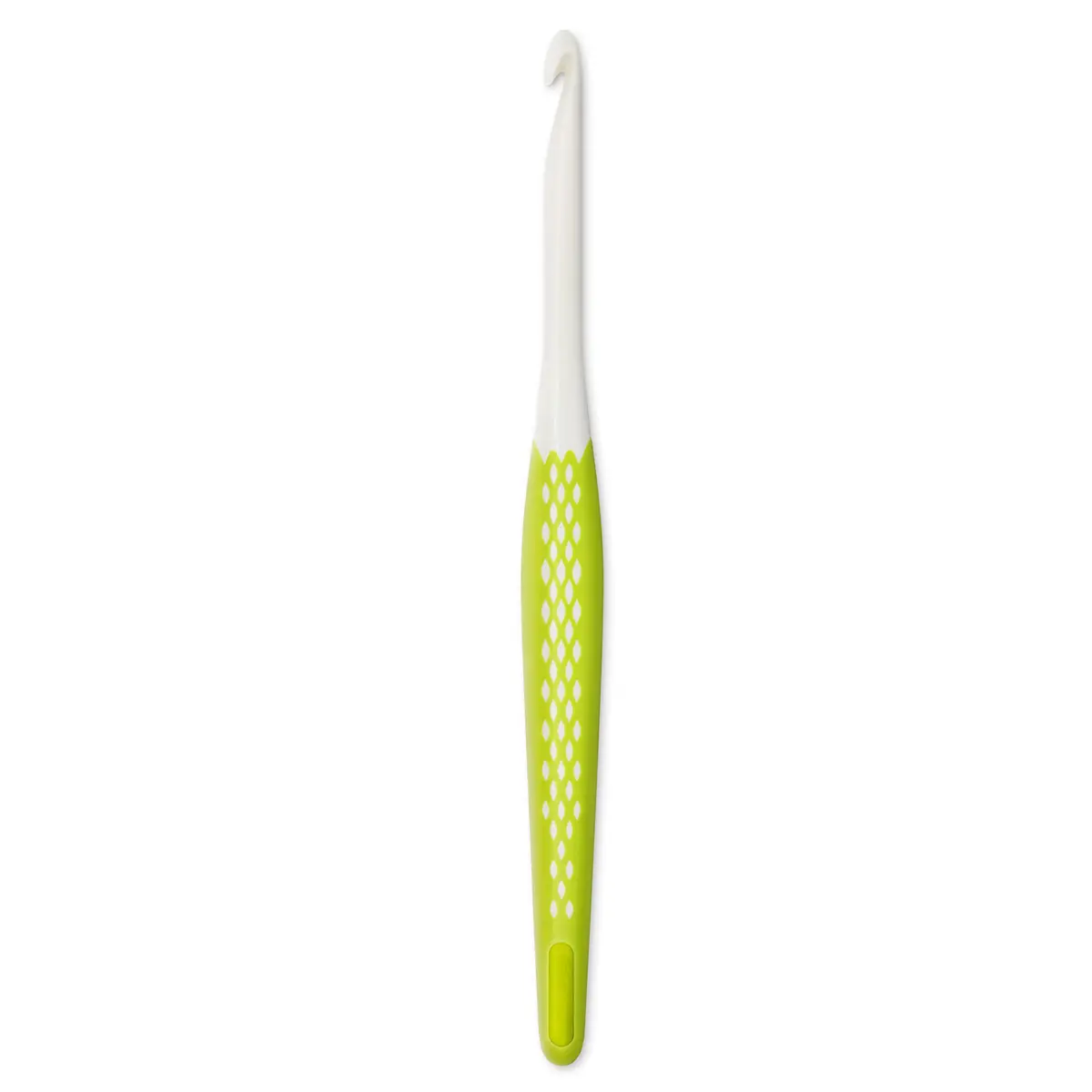 Prym Ergonomic Crochet Hook J/6mm (Plastic, Rubber) | Smooth Glide & Comfortable Grip - view 2