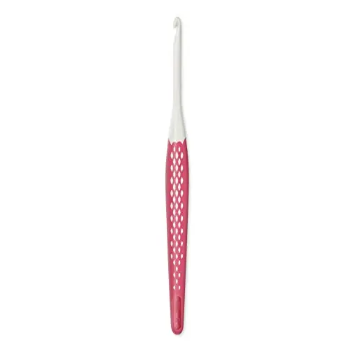 Prym Ergonomic Crochet Hook G, Size G6/4mm, Rubber Handle with Smooth Transition | Made in Germany - view 2