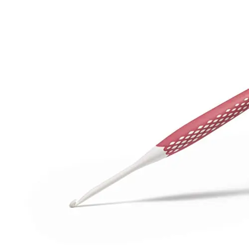 Prym Ergonomic Crochet Hook G, Size G6/4mm, Rubber Handle with Smooth Transition | Made in Germany - view 3