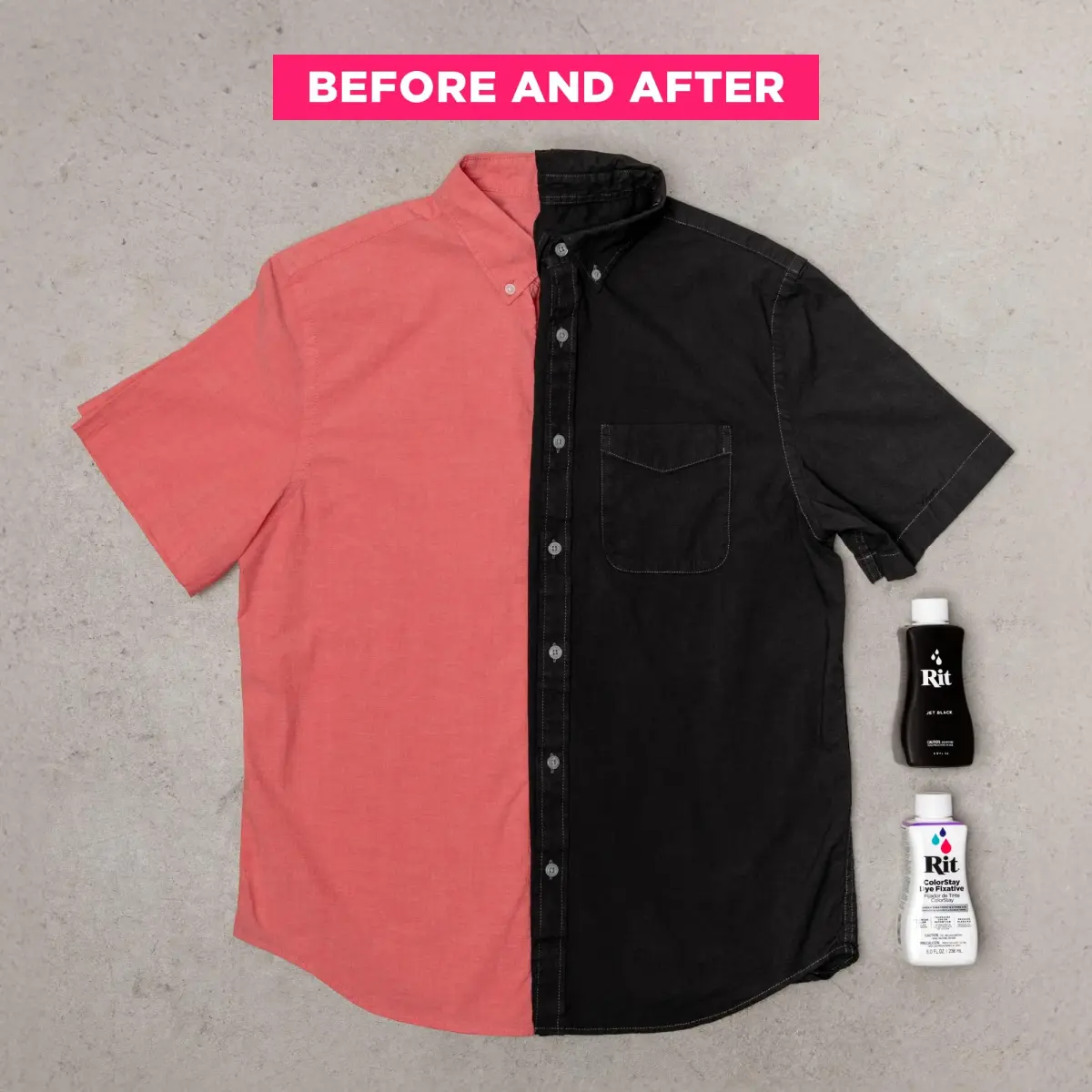 Rit Back to Black Dye Kit | Restores Faded Black Clothing | 16 Fl Oz (473 ml) - view 6