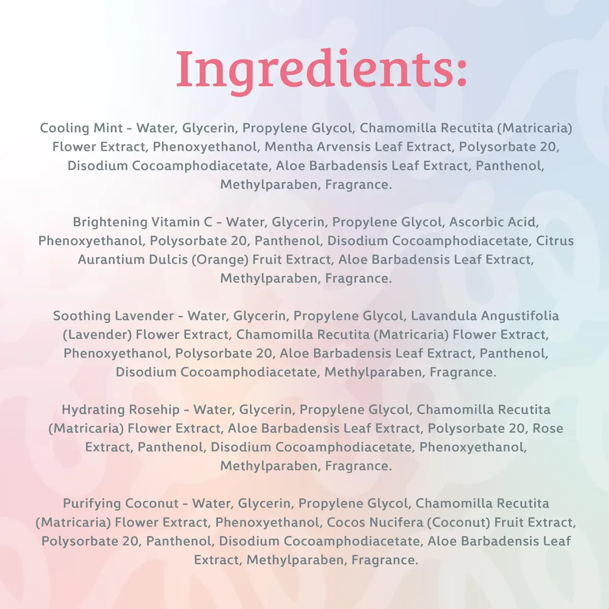 Body Prescriptions Makeup Remover Wipes - Bulk Pack, Gentle Cleansing Wipes for Easy Makeup Removal, Mint, Rosehip, Vitamin C, Lavender & Coconut | All Skin Types - view 9