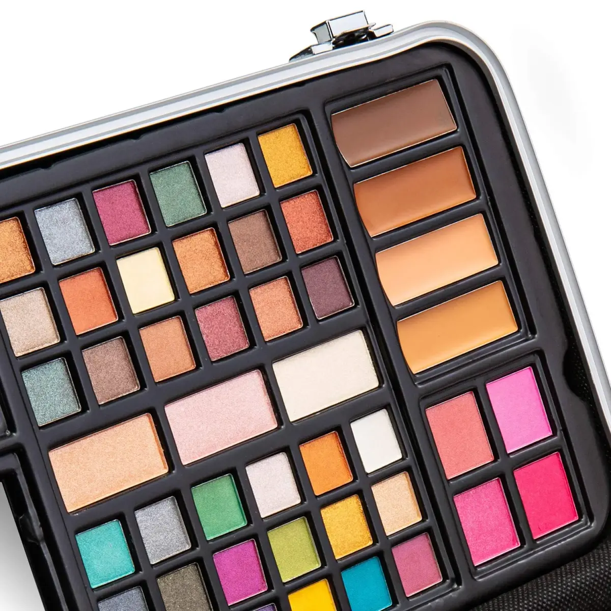 Vokai Makeup Kit Gift Set - 41 Eye Shadows, 7 Body Glitters, 1 Lip Liner Pencil, 1 Lipstick, 4 Blushs, Eye liner pencil, 5 Concealers, 2 Lip Gloss, 5 Bronzers, Mirror | Complete Cosmetic Starter Set for All Occasions - view 5