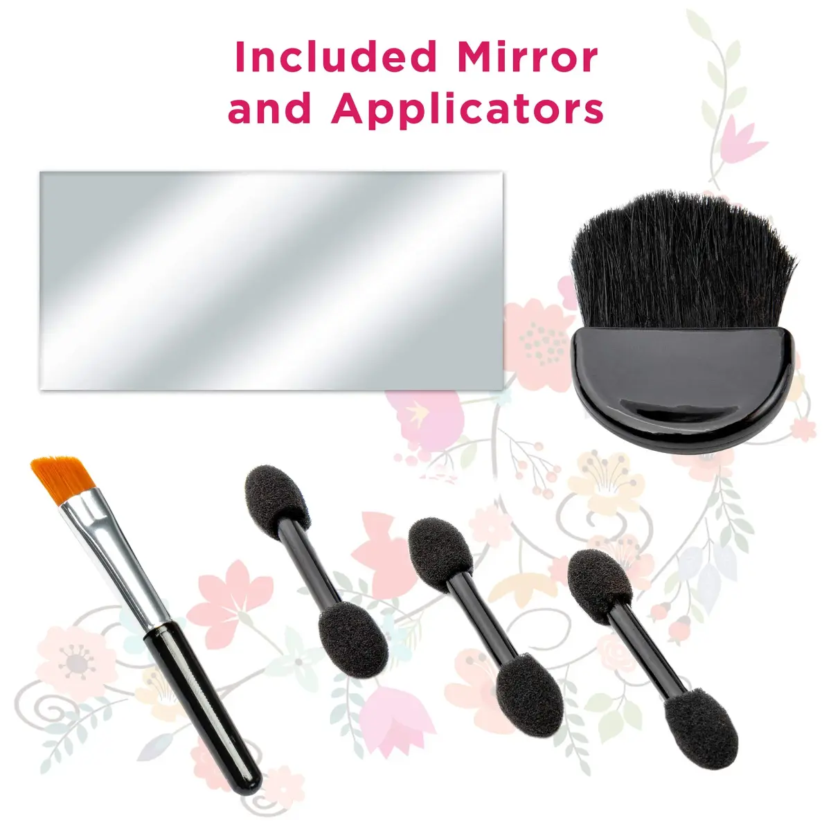 Vokai Makeup Kit Gift Set - 41 Eye Shadows, 7 Body Glitters, 1 Lip Liner Pencil, 1 Lipstick, 4 Blushs, Eye liner pencil, 5 Concealers, 2 Lip Gloss, 5 Bronzers, Mirror | Complete Cosmetic Starter Set for All Occasions - view 6
