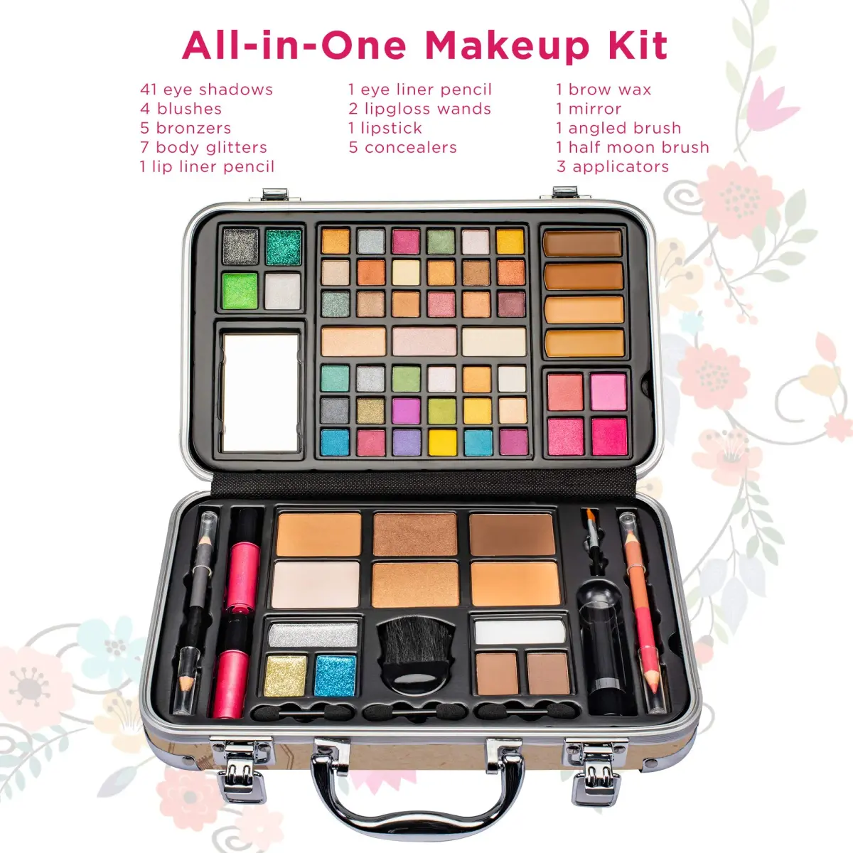 Vokai Makeup Kit Gift Set - 67 Piece Set | All Skin Tones & Types, Includes Tools & Mirror - view 2