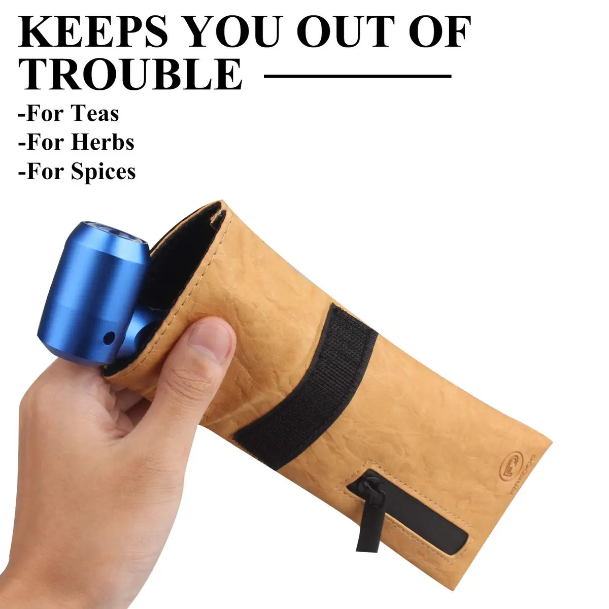 FIREDOG Smell Proof Pouch 7.9cm (3.1") x 15.2cm (6") | Activated Carbon Odor Protection - view 6