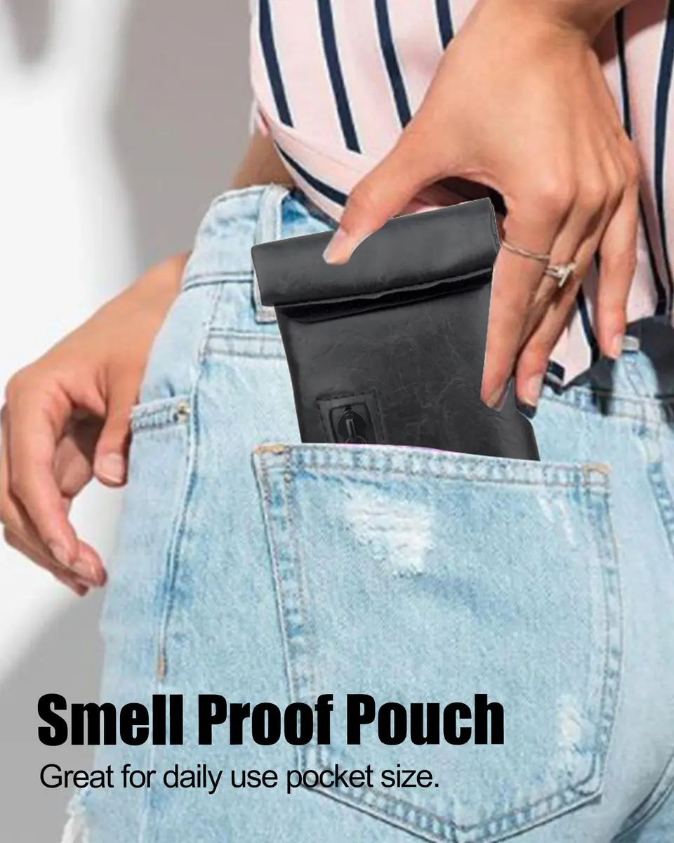 FIREDOG Smell Proof Bags, Carbon Lined Odor Proof Bag for Dog Tested 3"x6" | Compact Travel Storage - view 3