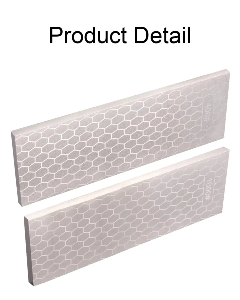 S SATC Diamond Sharpening Stone 20.32cm x 7.62cm (8" x 3") 400/1000 Grit | Fast Sharpening for All Tools - view 5