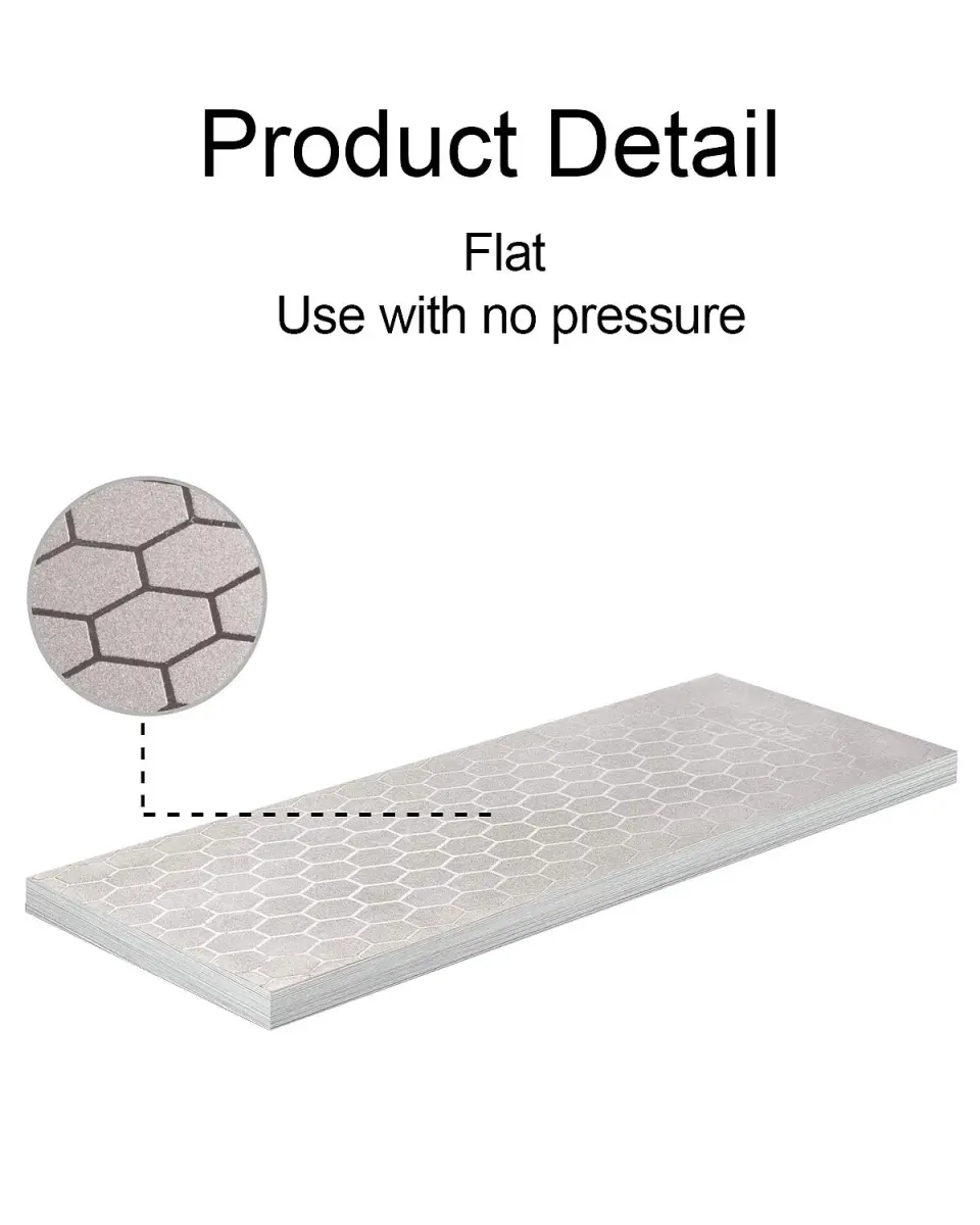 S SATC Diamond Sharpening Stone 20.32cm x 7.62cm (8" x 3") 400/1000 Grit | Fast Sharpening for All Tools - view 4