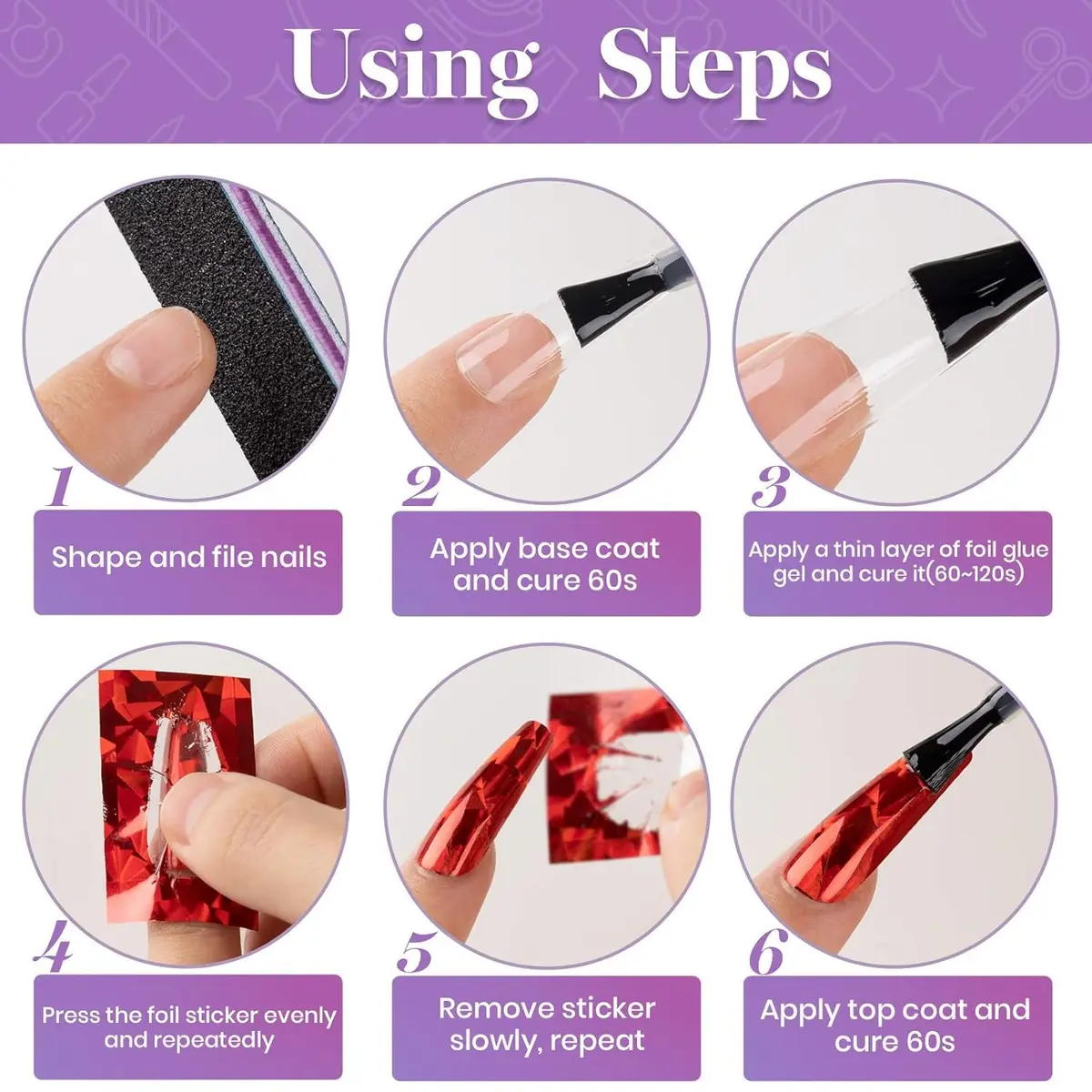 Beetles Nail Foil Glue 15ml | Easy DIY Nail Art Transfer with Long-Lasting Adhesion - view 7