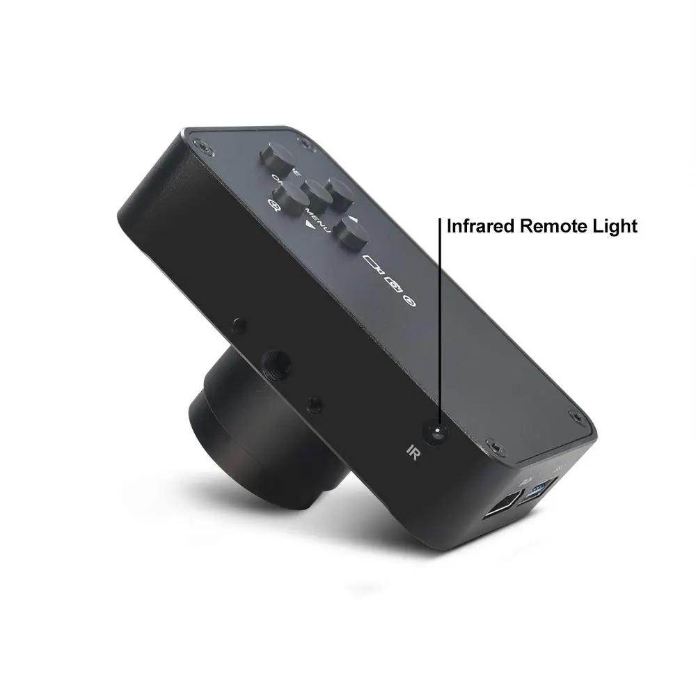 MOKOSE 12MP HDMI Camera 1080P USB HD Streaming Webcam, Recording 4K@30FPS Industry C/CS-Mount Camera with 3.2mm No Distortion Manual Lens - view 5