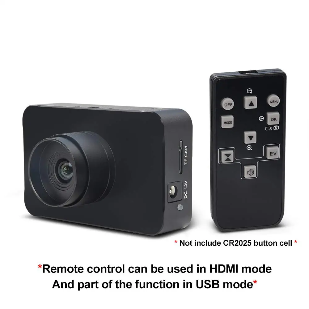 MOKOSE 12MP HDMI Camera 1080P USB HD Streaming Webcam, Recording 4K@30FPS Industry C/CS-Mount Camera with 3.2mm No Distortion Manual Lens - view 2