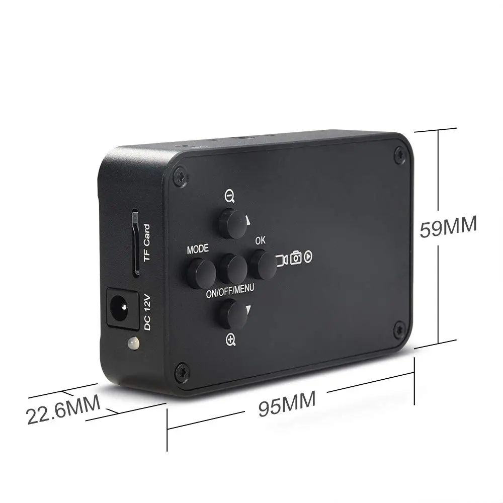 MOKOSE 12MP HDMI Camera 1080P USB HD Streaming Webcam, Recording 4K@30FPS Industry C/CS-Mount Camera with 3.2mm No Distortion Manual Lens - view 3