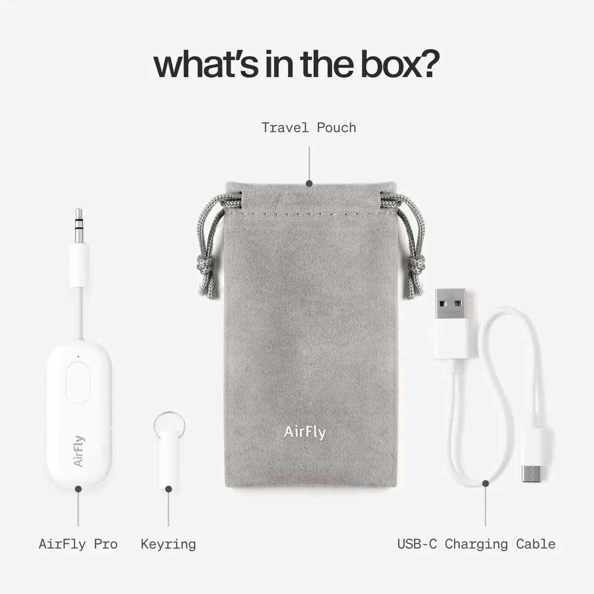 Twelve South AirFly Pro Bluetooth Wireless Audio Transmitter & Receiver, White | Transmits Audio from Any 3.5mm Jack - view 8