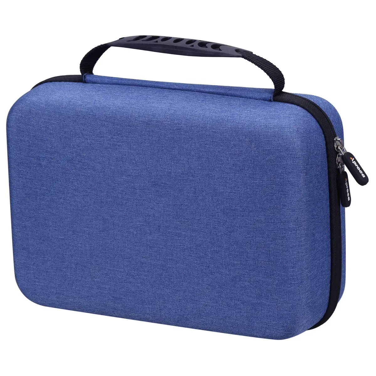 Aproca Hard Storage Case for 11.5"-12.5" Portable DVD Players | Blue EVA Carrying Case with Mesh Pocket - view 3