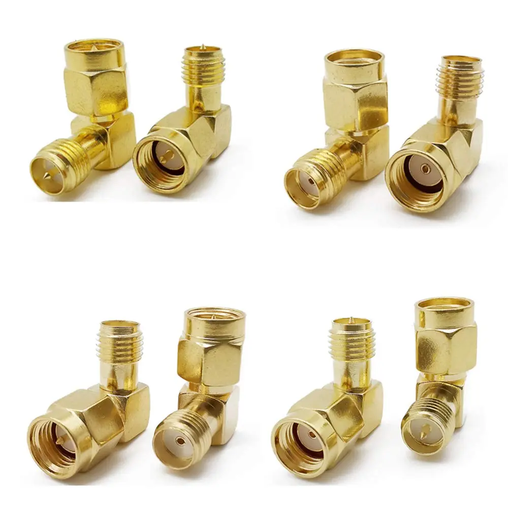 ALLiSHOP SMA Connectors Kit 18 Types RP-SMA Adapters | Gold-Plated Brass RF Coax Set - view 5