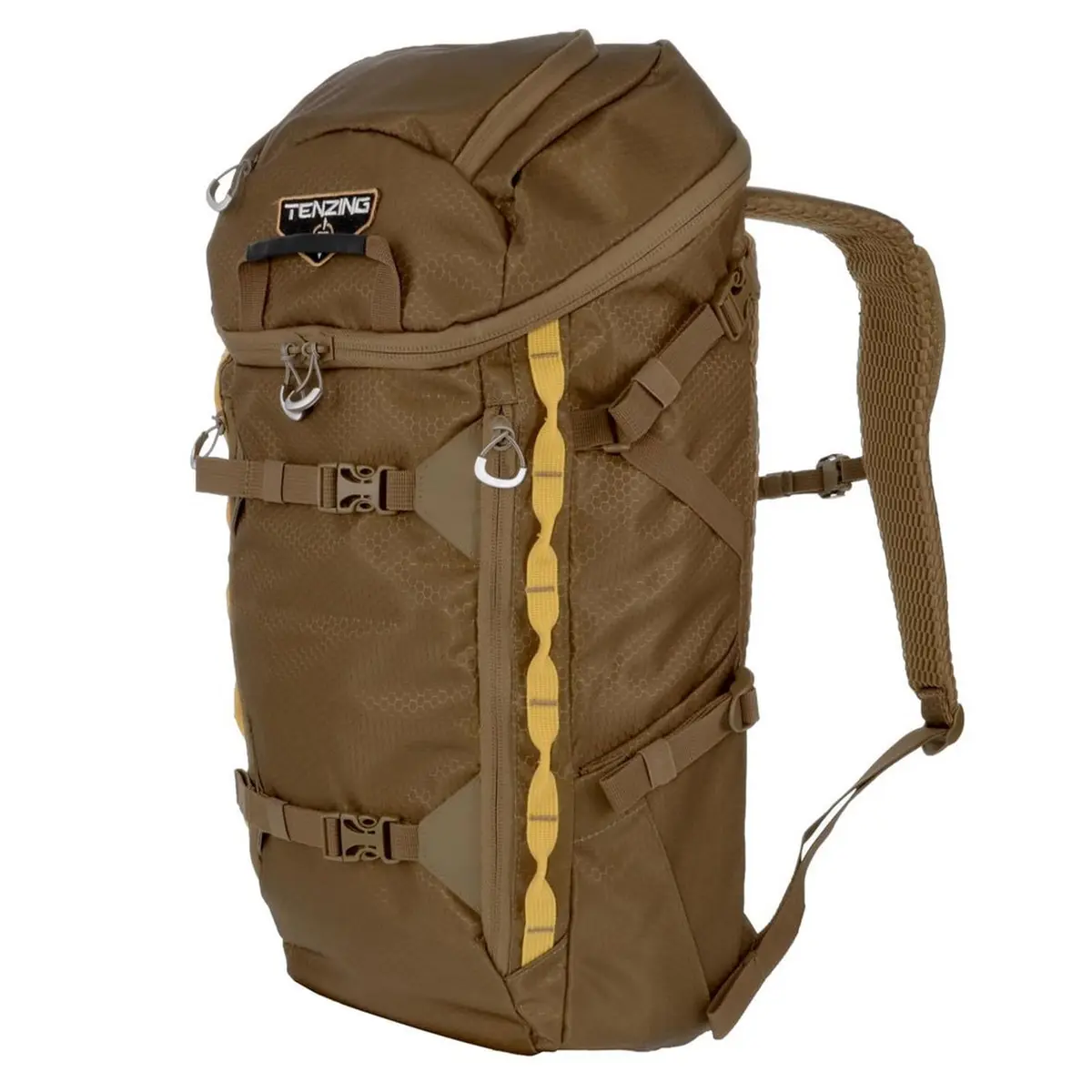 TENZING 1500 Whitetail Day Pack Buckskin Tan | Ultra-Durable Hunting Backpack with 4 Compartments & 10 Pockets - view 2