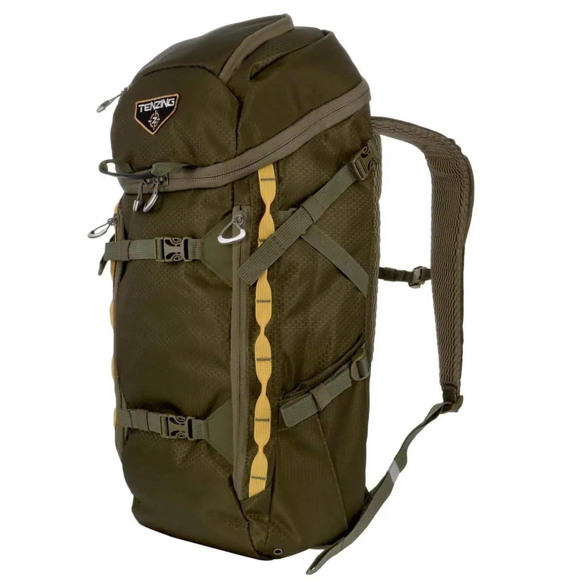TENZING 1500 Whitetail Day Pack, Olive Green | Ultra-Durable Hunting Backpack with 4 Compartments & 10 Pockets - view 2