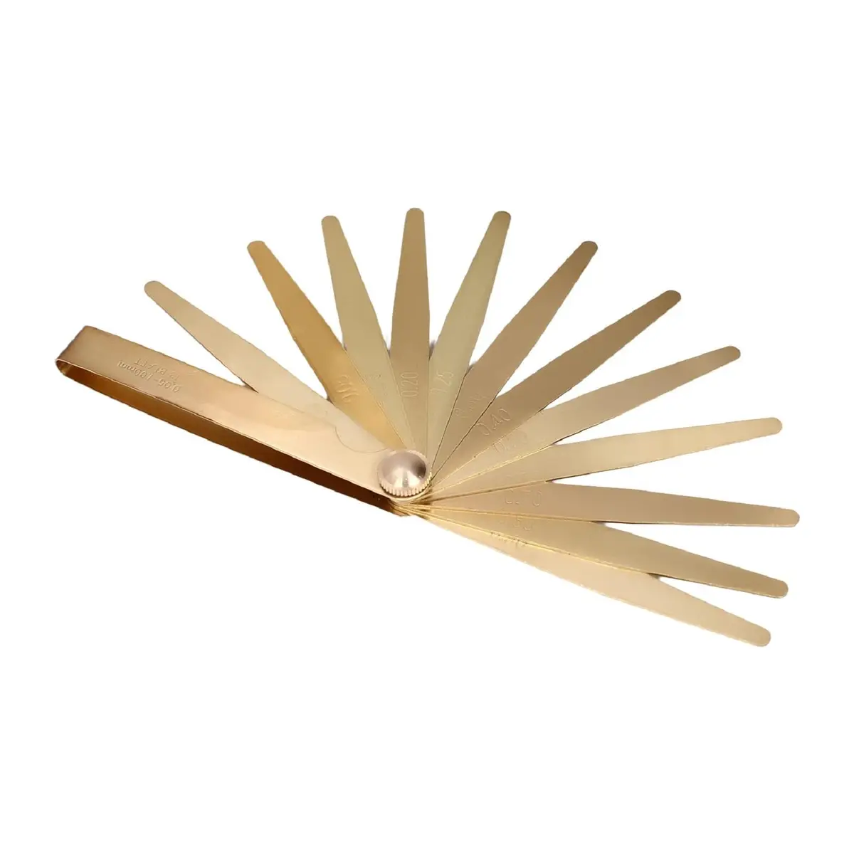 Utoolmart Metric Feeler Gauge Gap Measure Tool 0.05-1.0mm | High-Precision Brass, 100mm Length - main product image