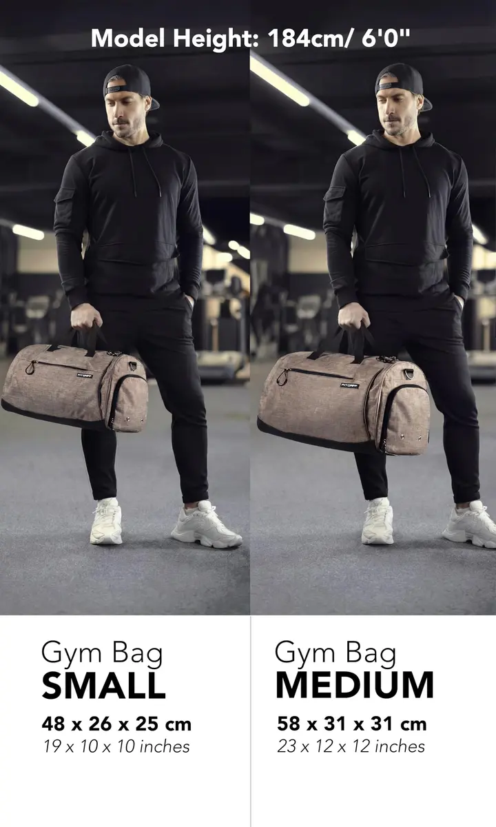 Fitgriff Gym Bag for Men & Women with Shoe & Wet Compartment | Travel & Sports Duffle 55L - view 3
