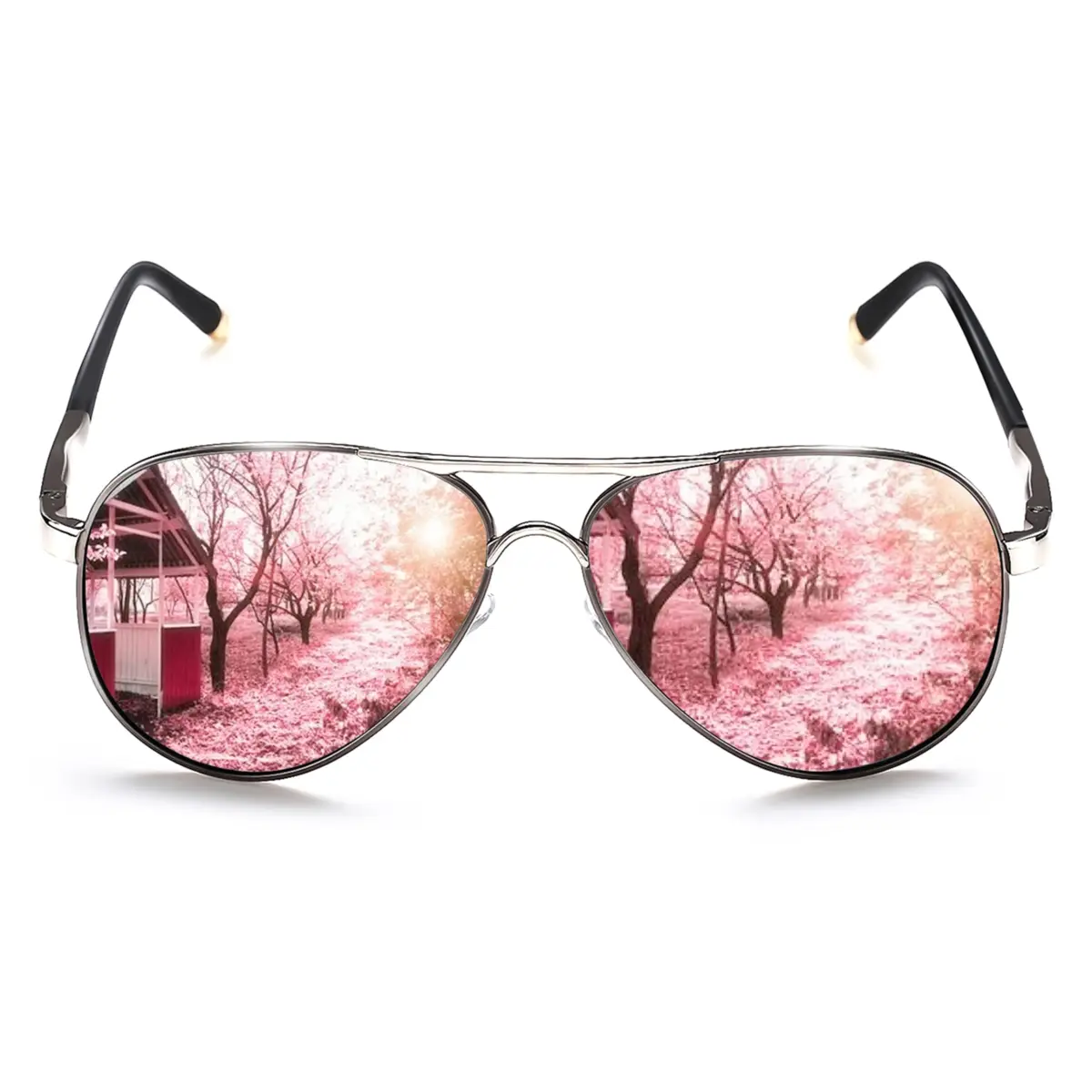 ROCKNIGHT Polarized Aviator Sunglasses Men Women UV400 Metal Frame Driving | Classic Fashion Aviator Style - main product image