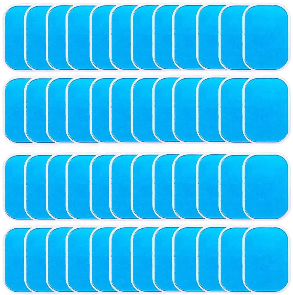 LEKEONE Abdominal Trainer Replacement Gel Pads 50 Pcs (25 Packs) | Conductive Gel for EMS Muscle Training - main product image