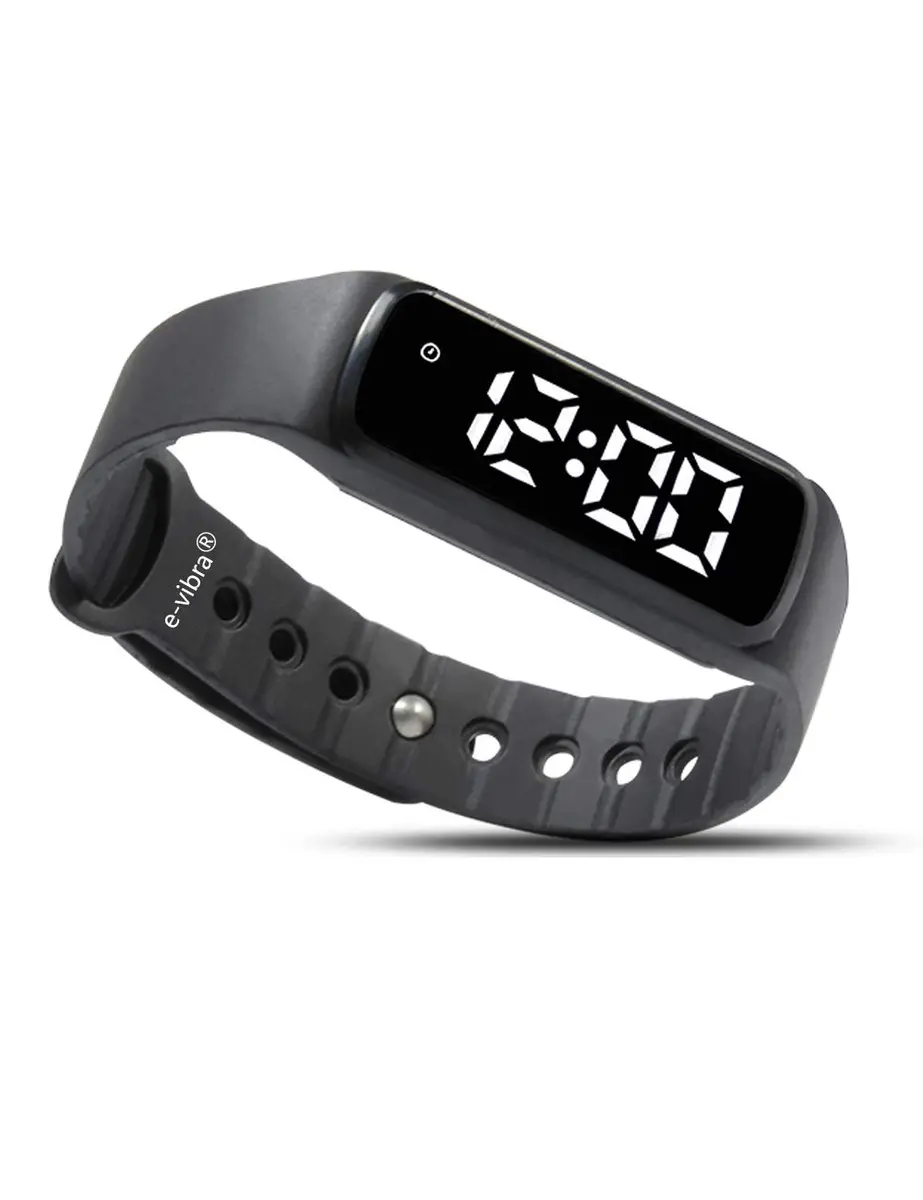 e-vibra Potty Training & Reminder Watch 4-7 Inch Silicone Strap Discreet Vibrating Alarm - main product image