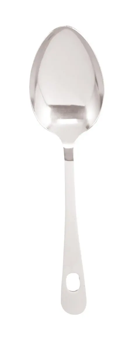 HIC Kitchen Serving Spoon Set, Japanese Stainless Steel, Solid and Pierced Spoons, 2-Piece Set, 22.86 cm (9 inches) - view 2
