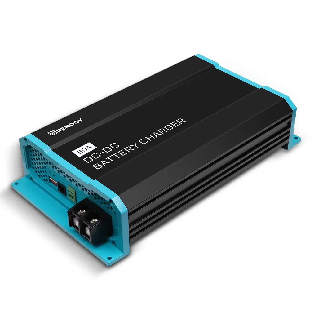 Renogy 60A DC-DC Battery Charger 12V for Lithium/AGM/Gel, for RVs & Boats | Smart Multi-Stage Charging with Protections - main product image