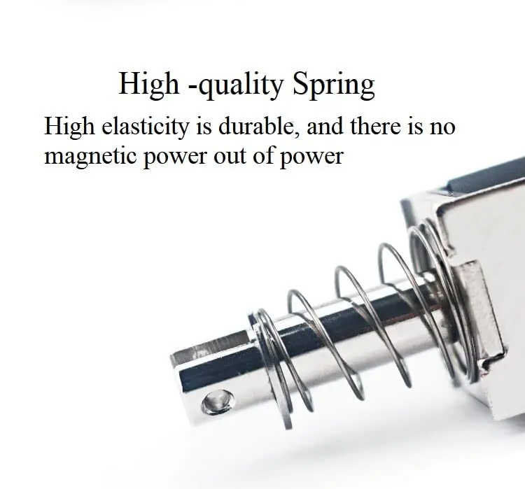 Fielect DC 24V 1A 15N Push Pull Solenoid Electromagnet 10mm | High Force & Stable Temp - view 6