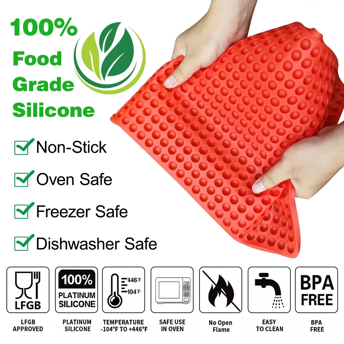 Palksky 468-Cavity Mini Round Silicone Mold | 0.02 Oz Per Cavity, 15.5" x 10.8" Sheet - view 5