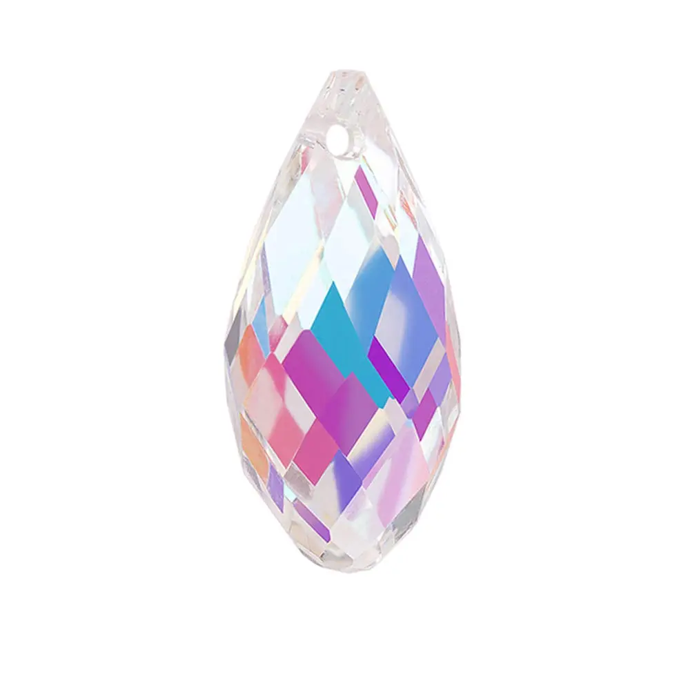 LONGWIN 36pcs AB Teardrop Crystal Beads 10x20mm | Faceted Glass Beads for Jewelry Making - main product image