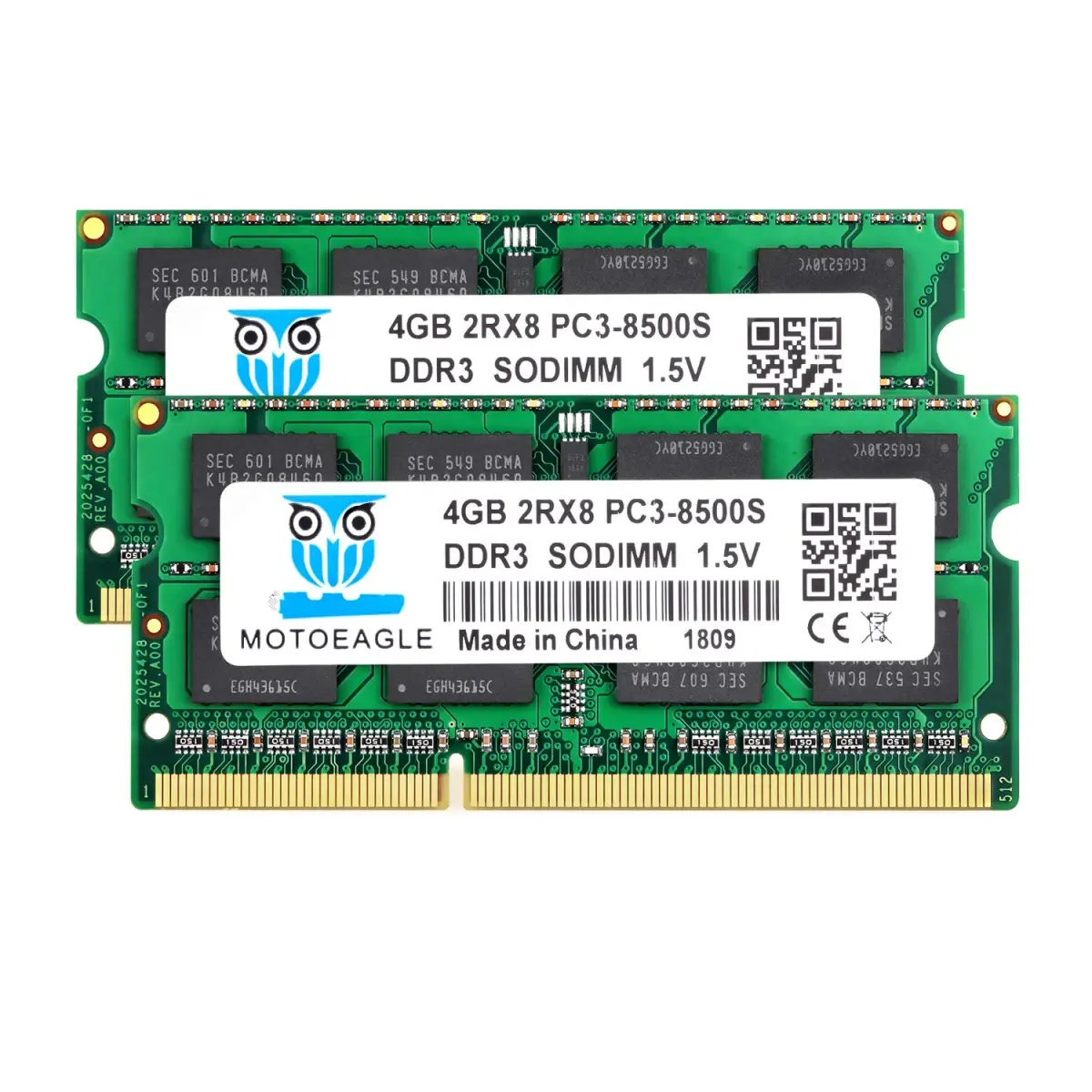 motoeagle DDR3 1066MHz SODIMM 8GB (2x4GB) RAM Kit | Upgrade Laptop Performance - main product image