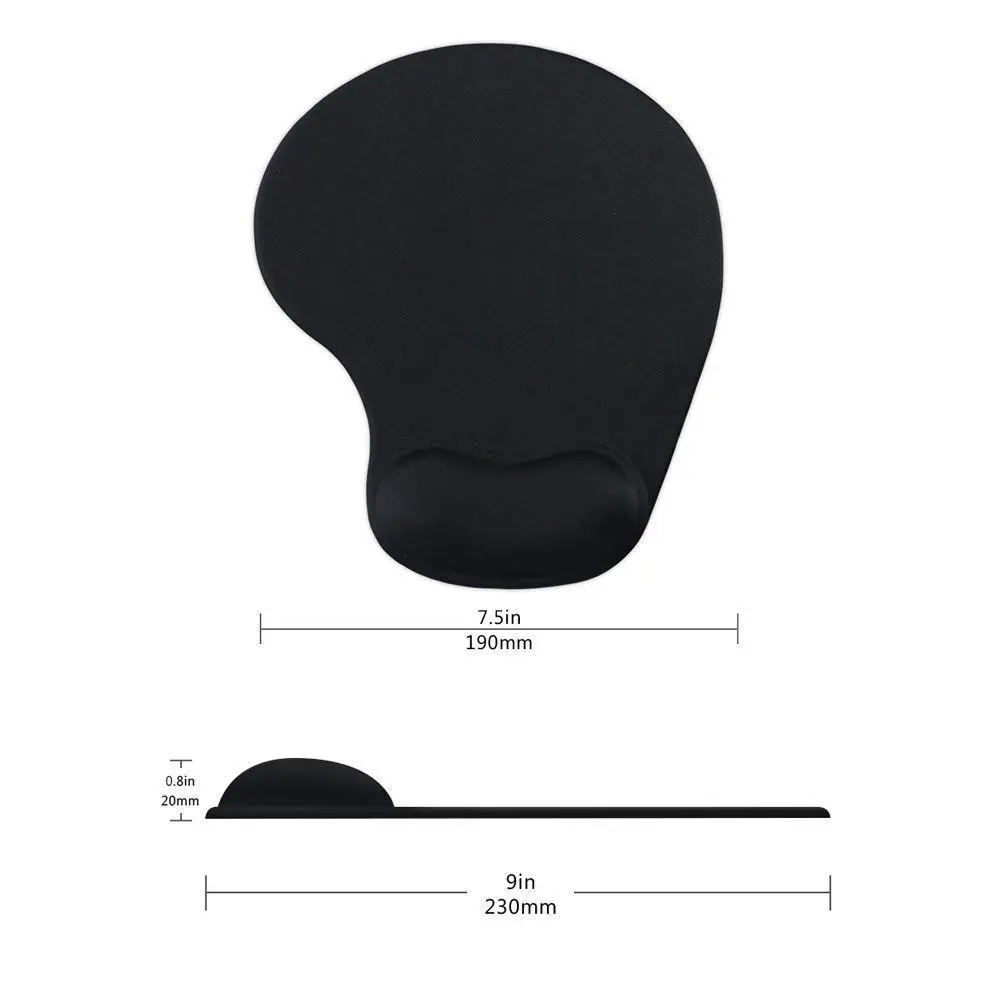 DEMON CHEST Office Mousepad with Gel Wrist Support | Ergonomic Gaming Desk Mat 9in x 7.5in - view 6
