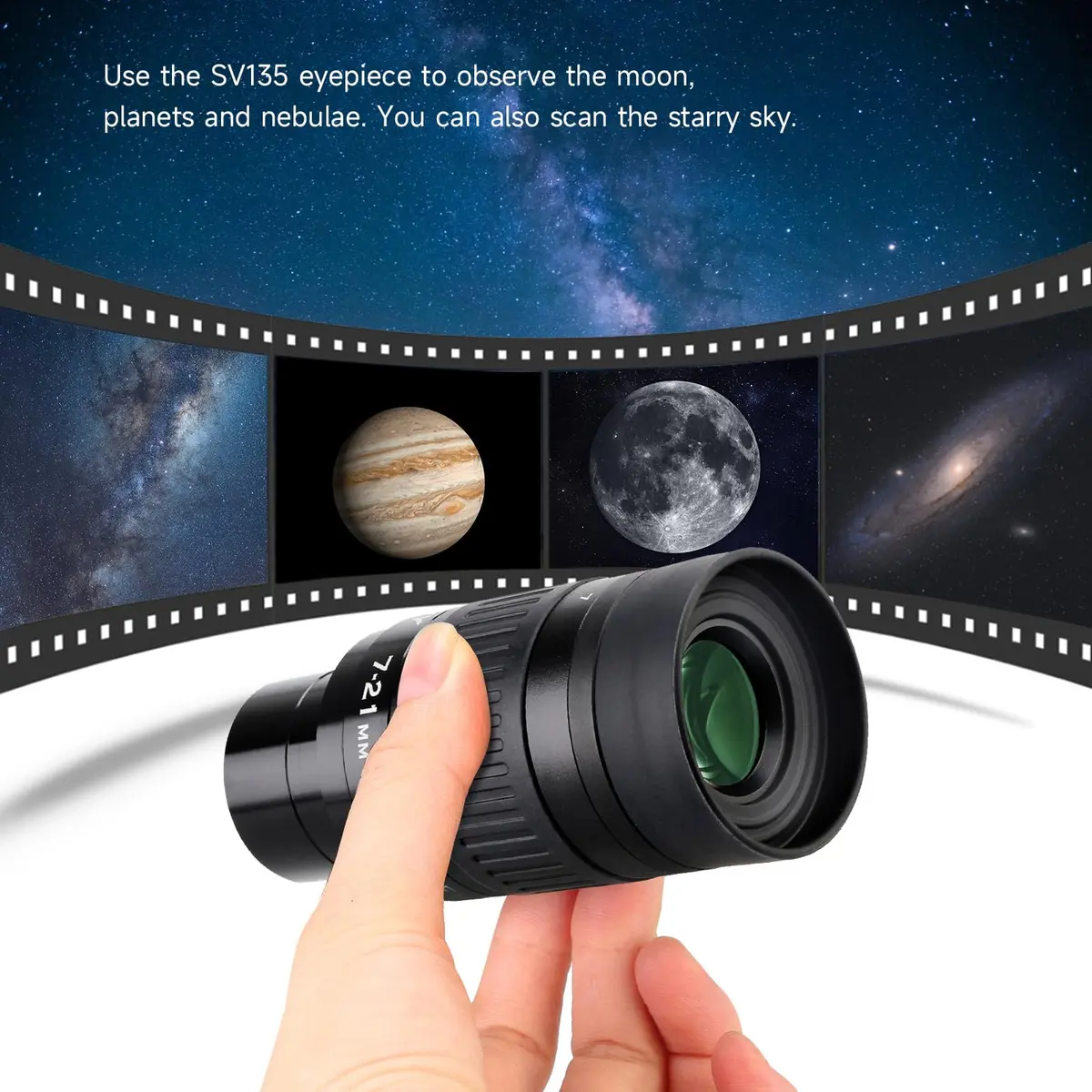 SVBONY SV135 Zoom Eyepiece 7-21mm | 1.25 Inch Telescope Accessory for Astronomic Observation - view 7