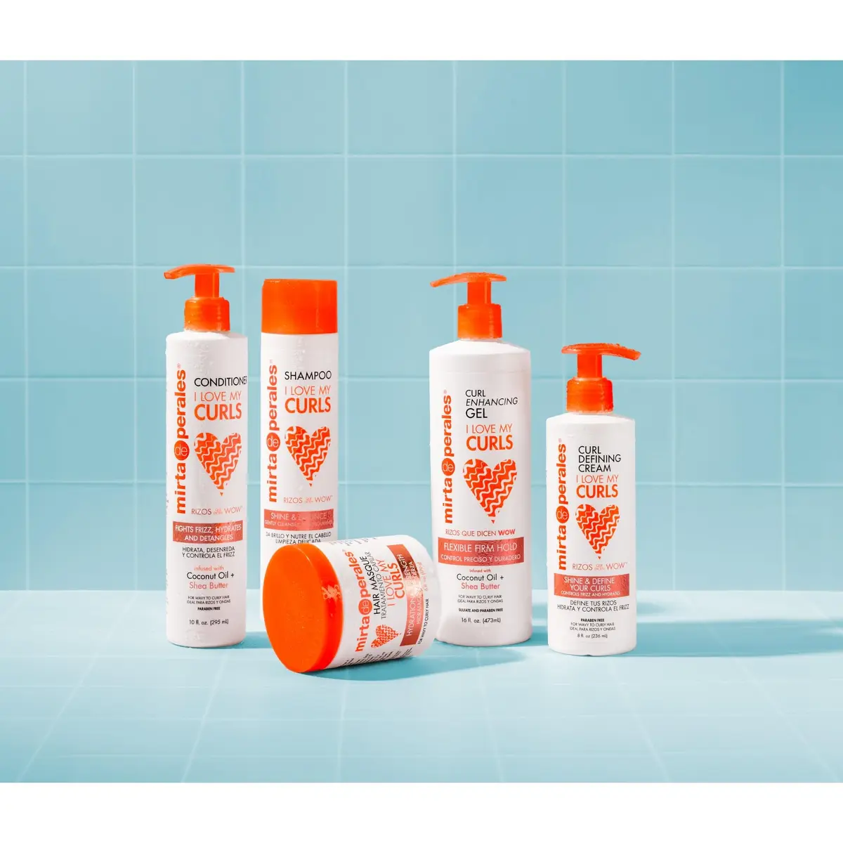 Mirta De Perales Curl Defining Cream 240ml (8 Fl Oz) | Defines Curls & Waves with Coconut Oil - view 3