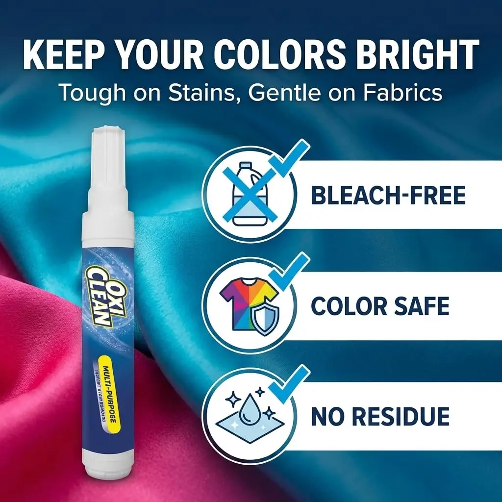 OxiClean On The Go Stain Remover Pen for Clothes | Portable, Bleach-Free, Safe for All Fabrics - view 4
