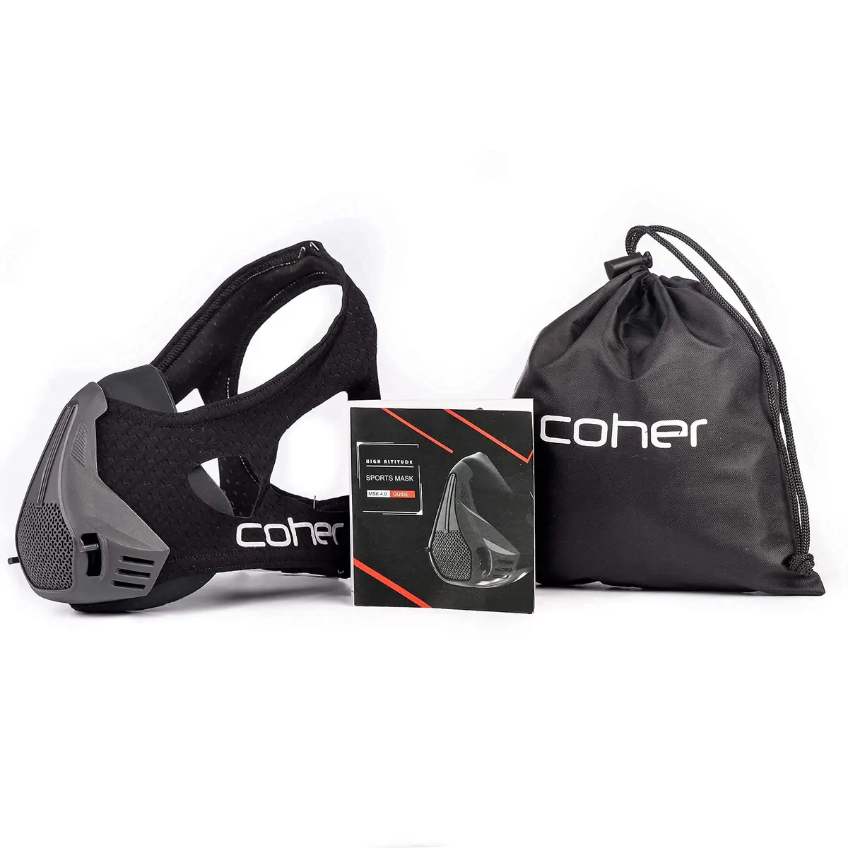 coher Workout Mask Breathing Mask for Men and Women - Adjustable Resistance Levels - Increase Lung Capacity and Endurance - Ideal for Jogging, Sports, Cycling, Fitness - view 6