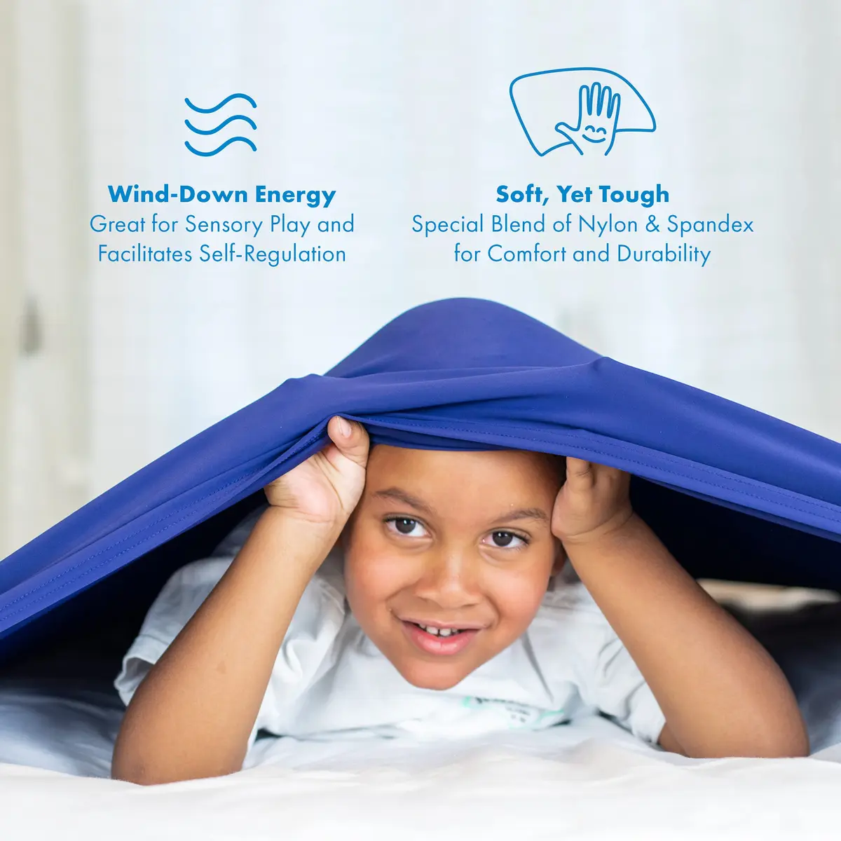 Harkla Sensory Compression Sheet for Kids Twin | Breathable & Calming Sleep Solution (70-120 chars) - view 9