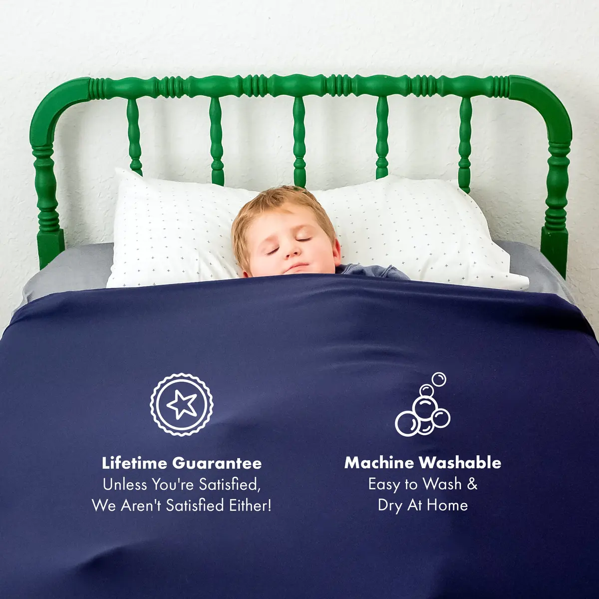 Harkla Compression Sheet for Kids - Full Size | Calming Sensory Bedsheet for Restful Sleep - view 6