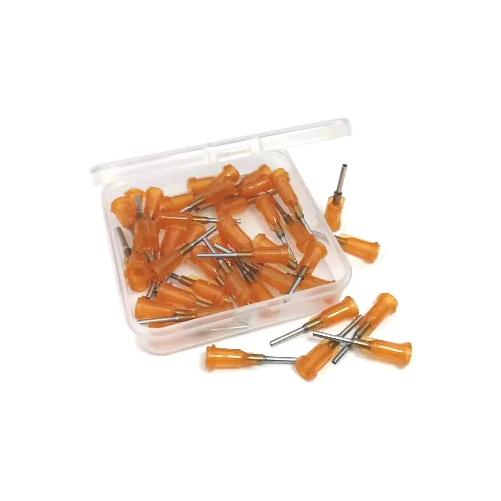 SANANTS 15 Gauge 0.5in Blunt Tip Dispensing Syringe Needle Amber | Precision Stainless Steel - view 3