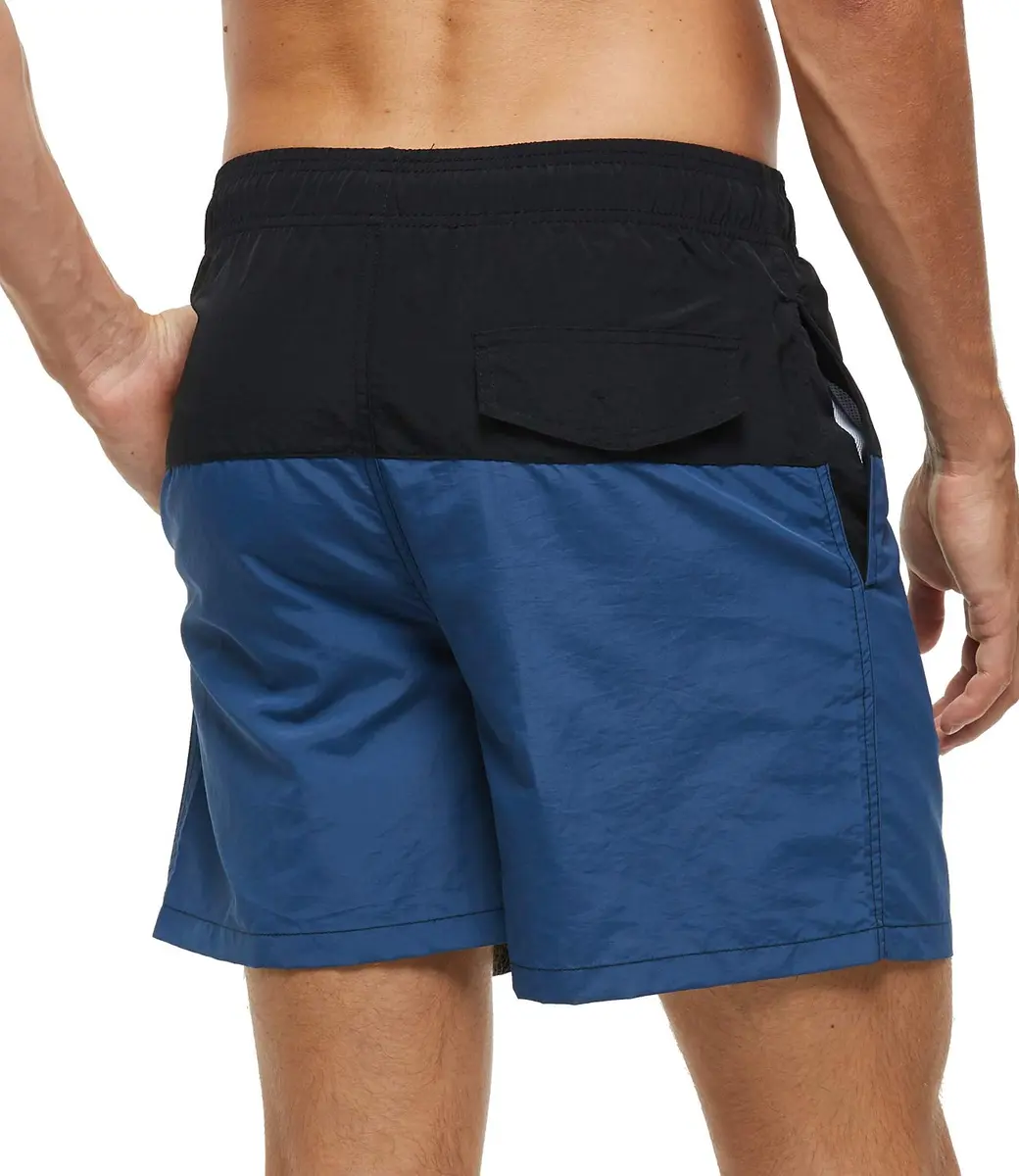 SILKWORLD Men's Swim Trunks Quick Dry Bathing Suit, Black, M | Lightweight, Fast Dry, Adjustable Waist - view 2