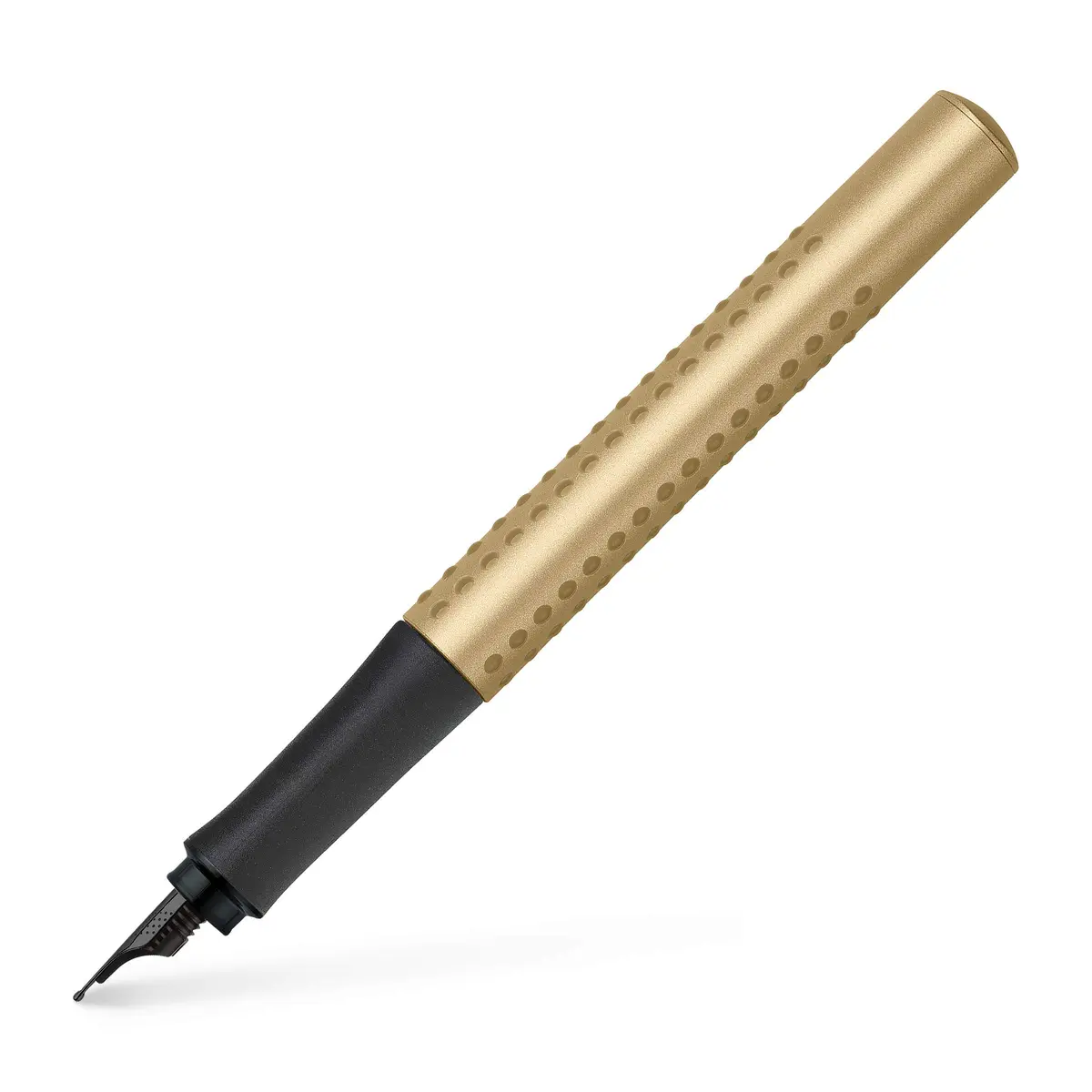 Faber-Castell Grip Edition EF Fountain Pen - Gold | Soft Grip, Extra Fine Nib, Smooth Ink - main product image
