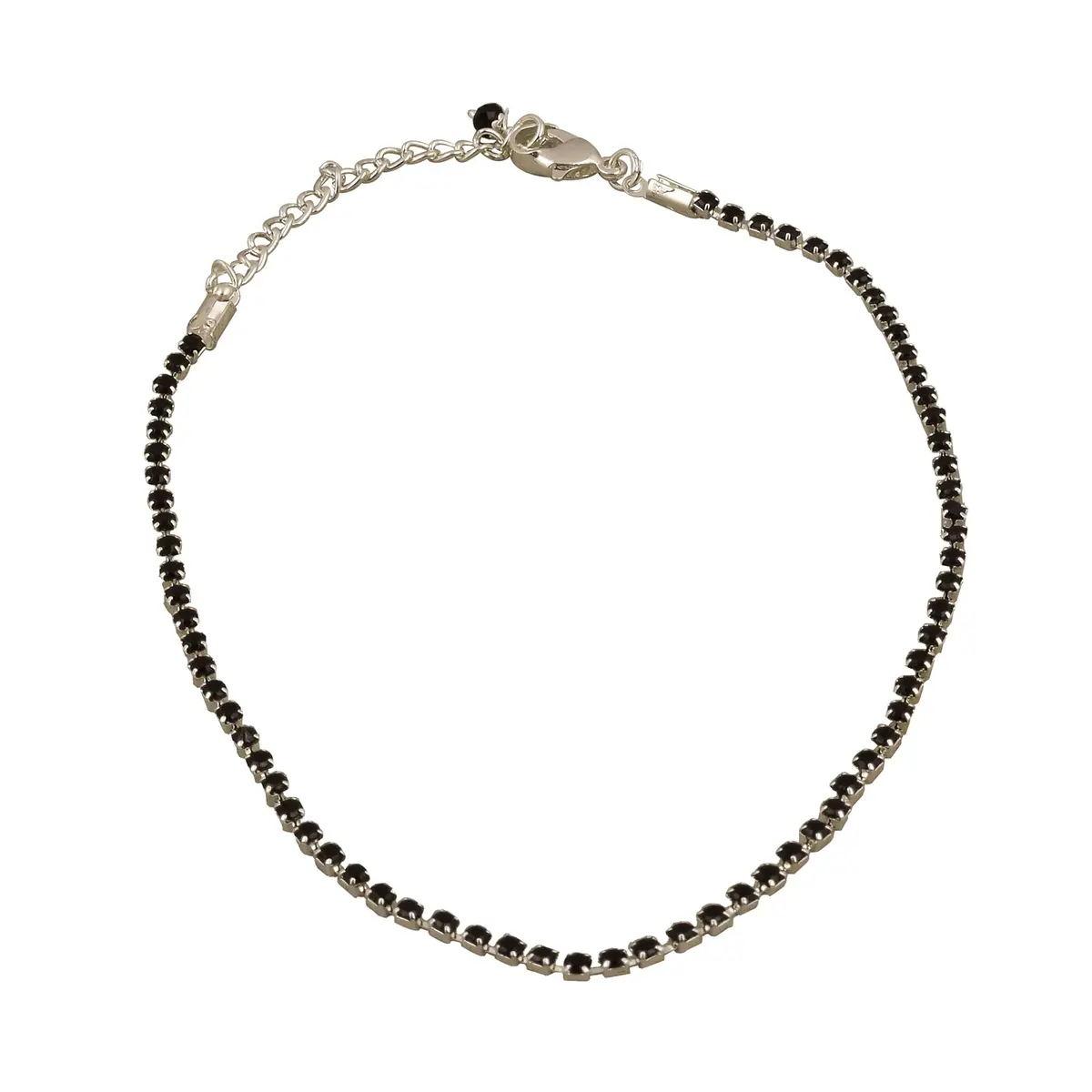VAMA Adjustable Black Nylon Cord Nazar Battu Suraksha Anklet for Women & Girls | Evil Eye Protector - view 9