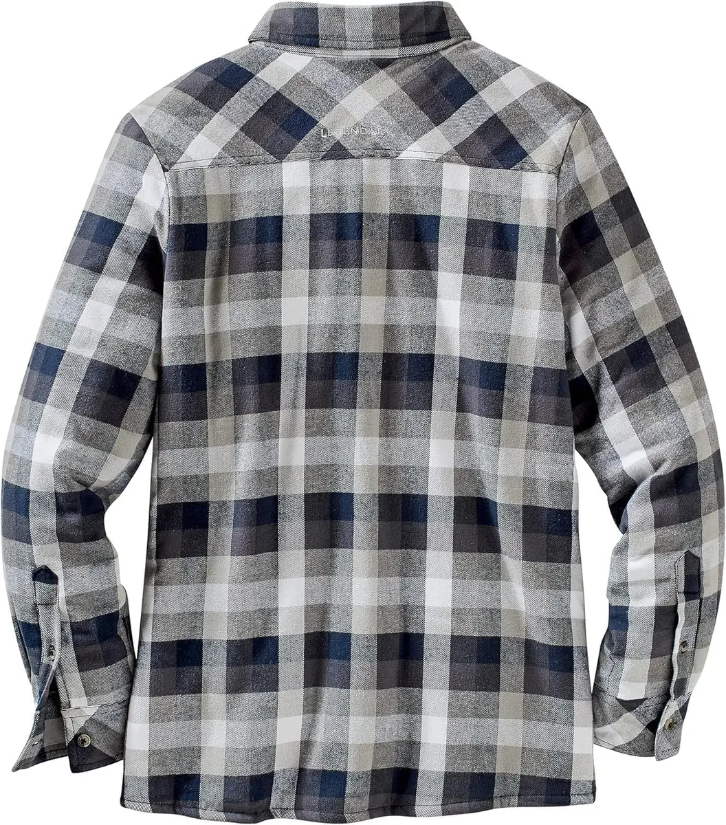 Legendary Whitetails Womens Flannel Shacket XS | Sherpa Lined Plaid Fleece Jacket - view 5