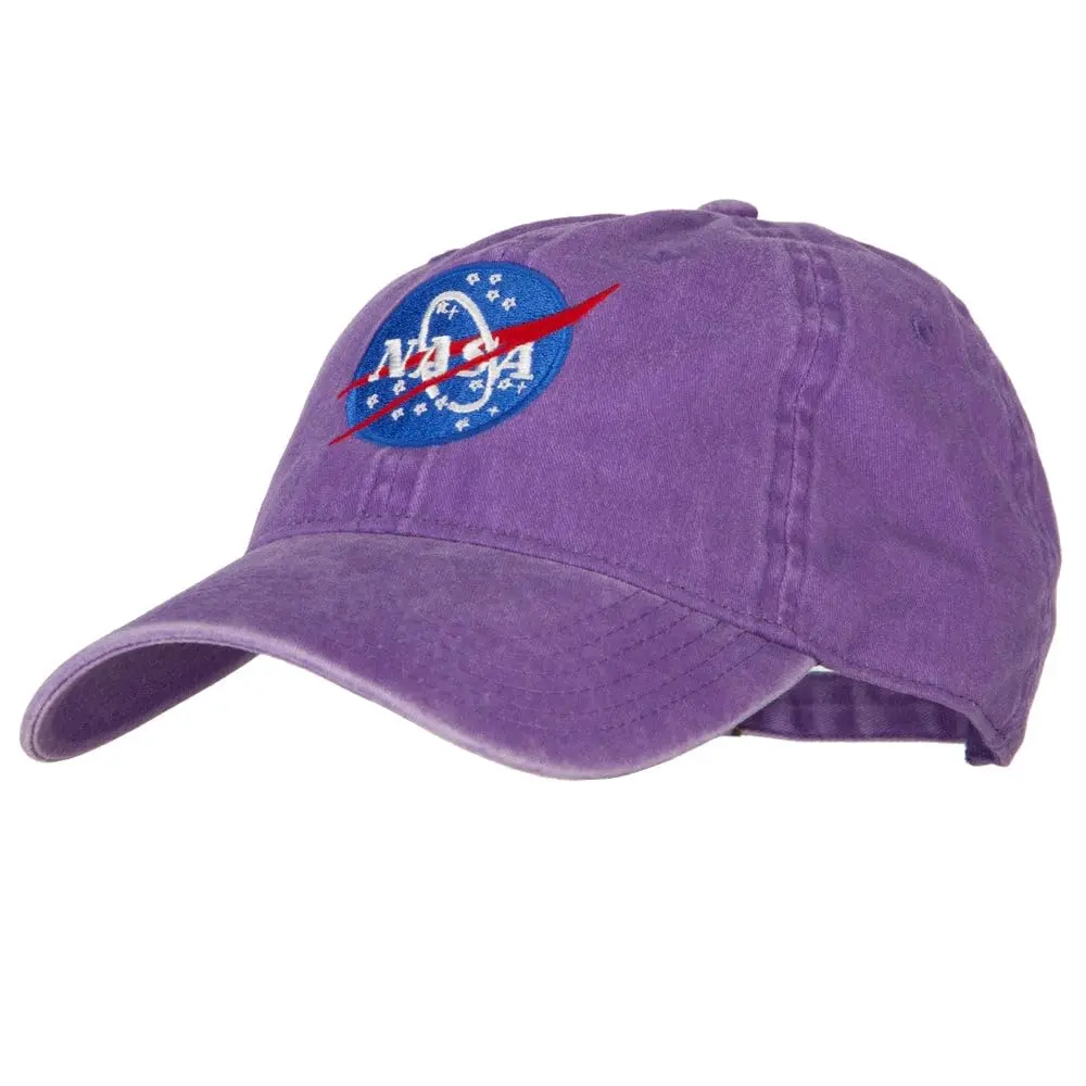 e4Hats.com NASA Insignia Embroidered Pigment Dyed Cap | Unisex Cotton Space-Themed Hat (One Size) - view 2