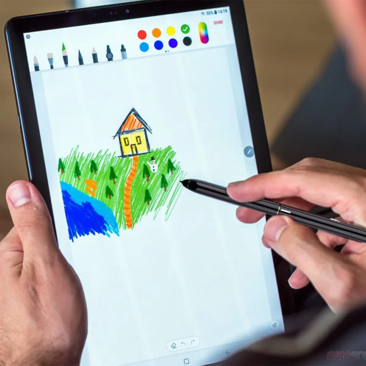 Alovexiong Black Stylus S Pen for Samsung Galaxy Tab S4 S6 S7 S8 Series | 6-Pack - view 6