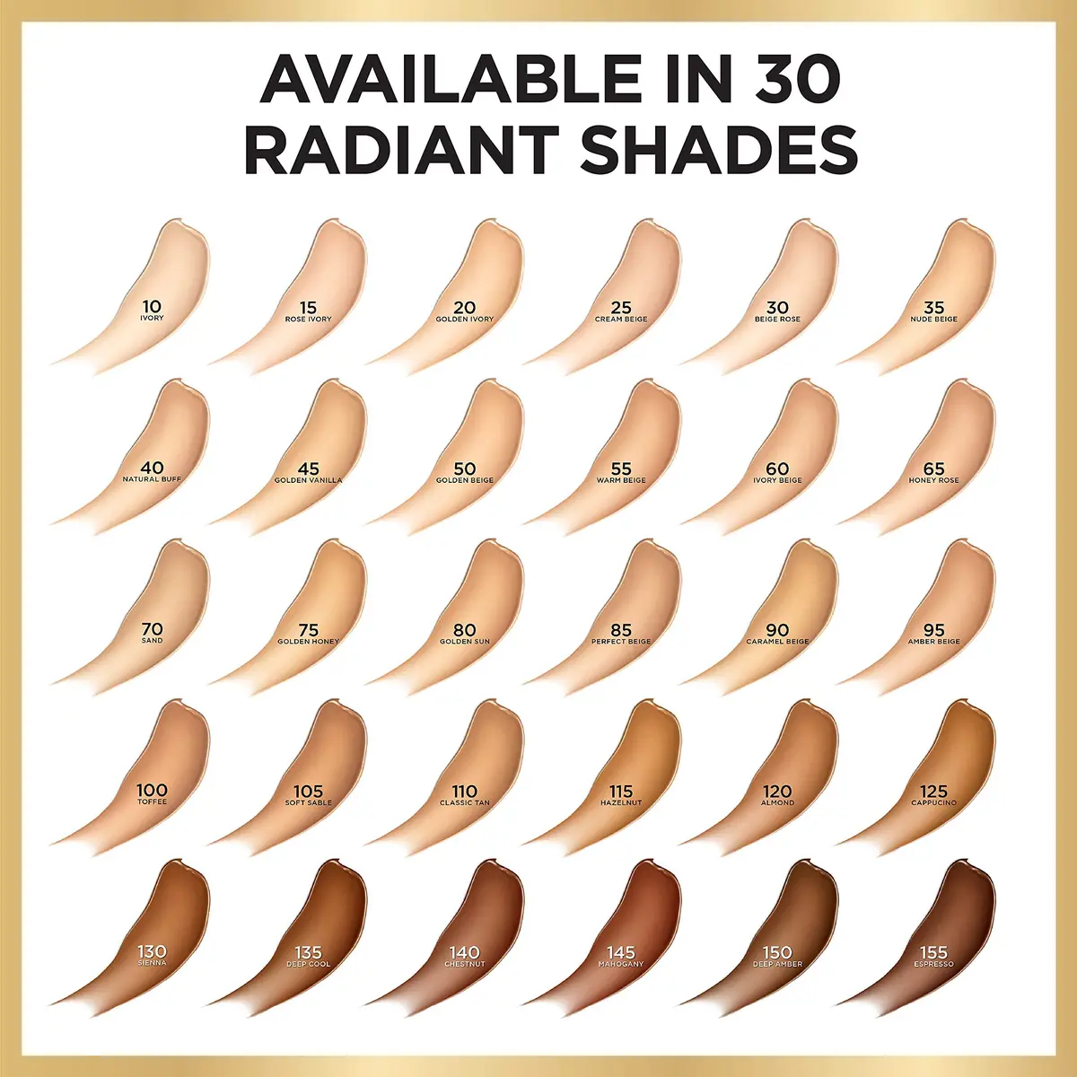 L'Oreal Paris Age Perfect Radiant Serum Foundation SPF 50 Deep Amber 1 Fl Oz | Hydrating, Sensitive Skin - view 4